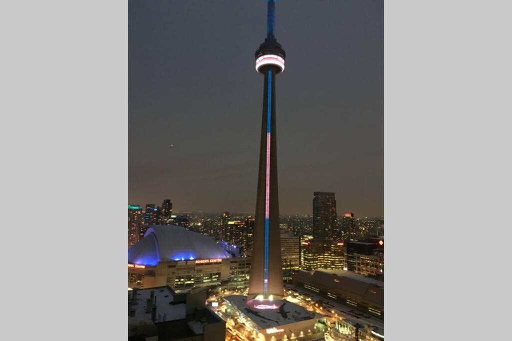 Ferienwohnung Magnificient View Next Cn Tower/Rogers/Union/Mtcc Toronto Exterior foto