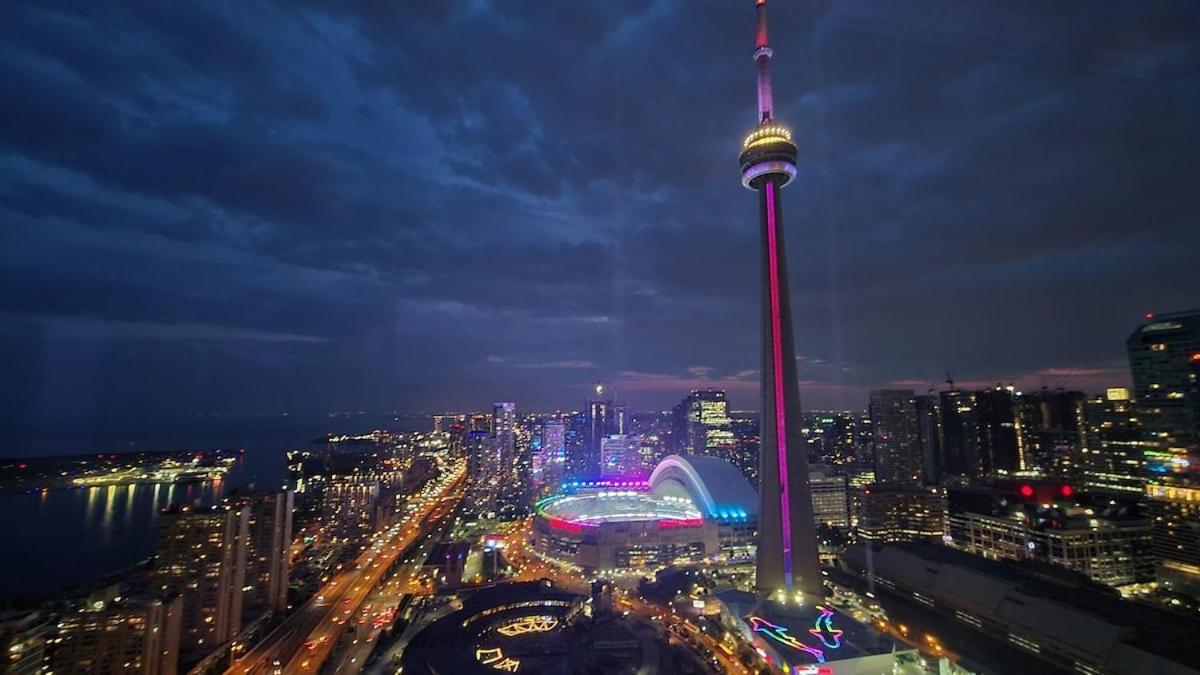 Ferienwohnung Magnificient View Next Cn Tower/Rogers/Union/Mtcc Toronto Exterior foto