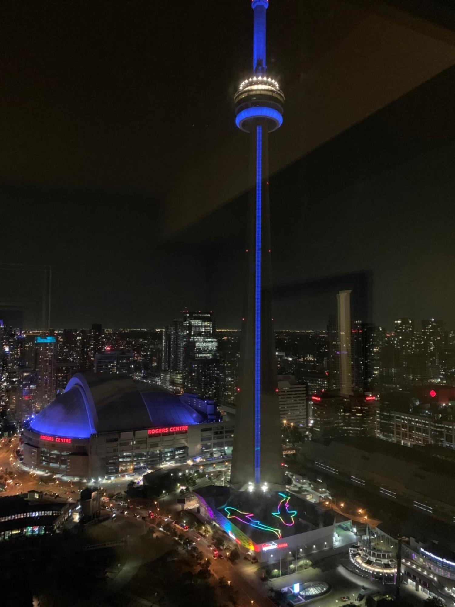 Ferienwohnung Magnificient View Next Cn Tower/Rogers/Union/Mtcc Toronto Exterior foto