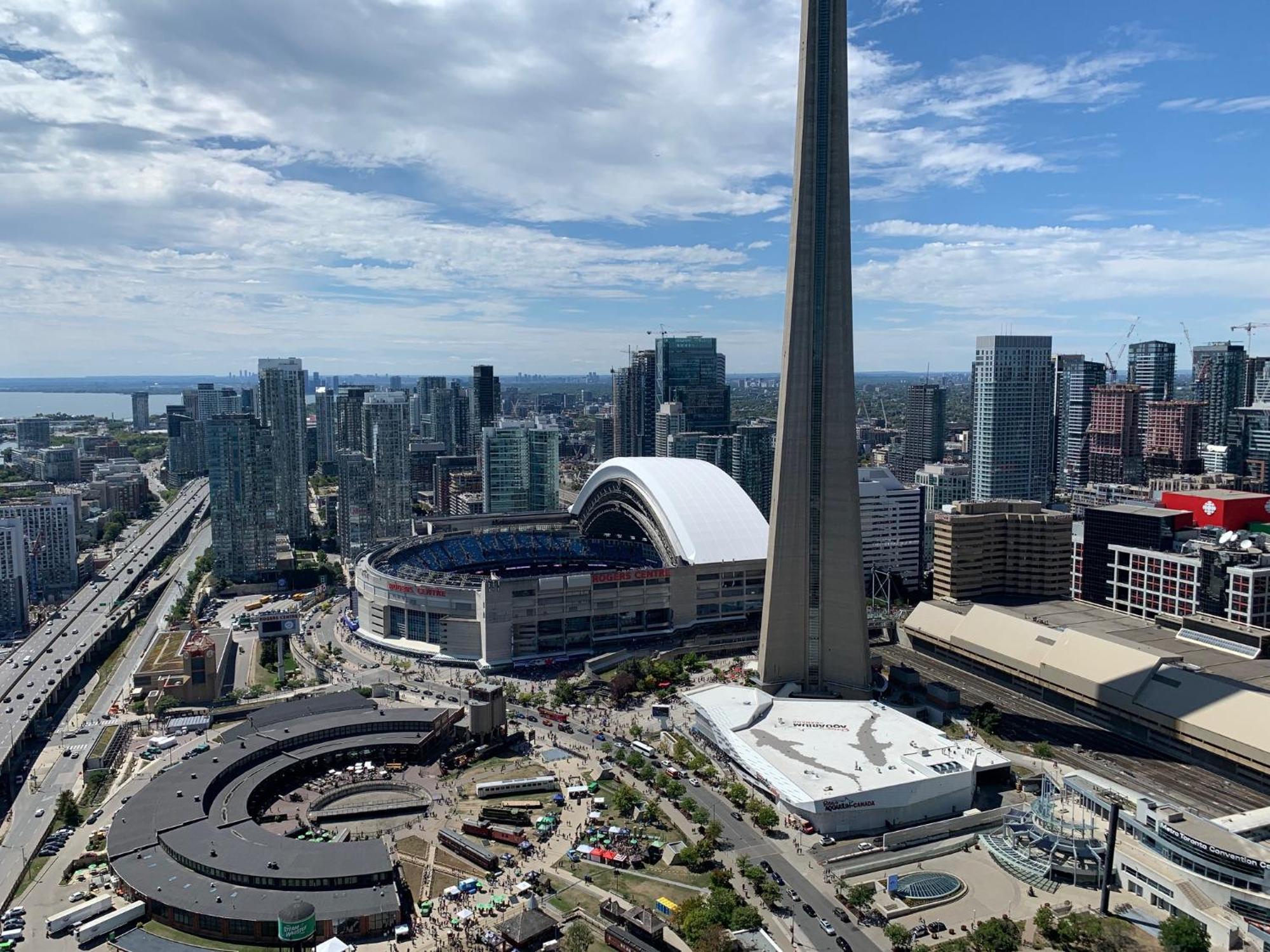Ferienwohnung Magnificient View Next Cn Tower/Rogers/Union/Mtcc Toronto Exterior foto