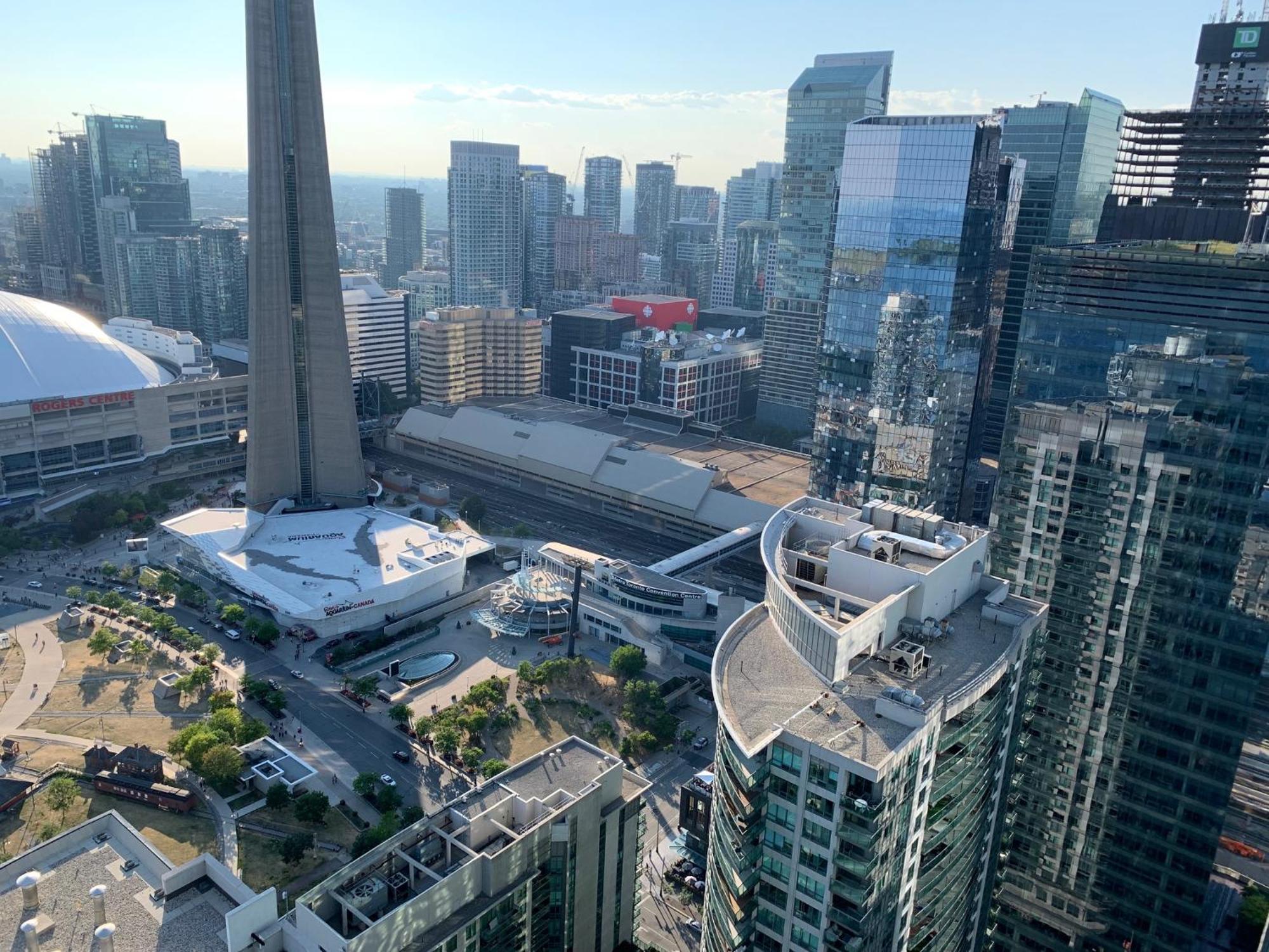 Ferienwohnung Magnificient View Next Cn Tower/Rogers/Union/Mtcc Toronto Exterior foto
