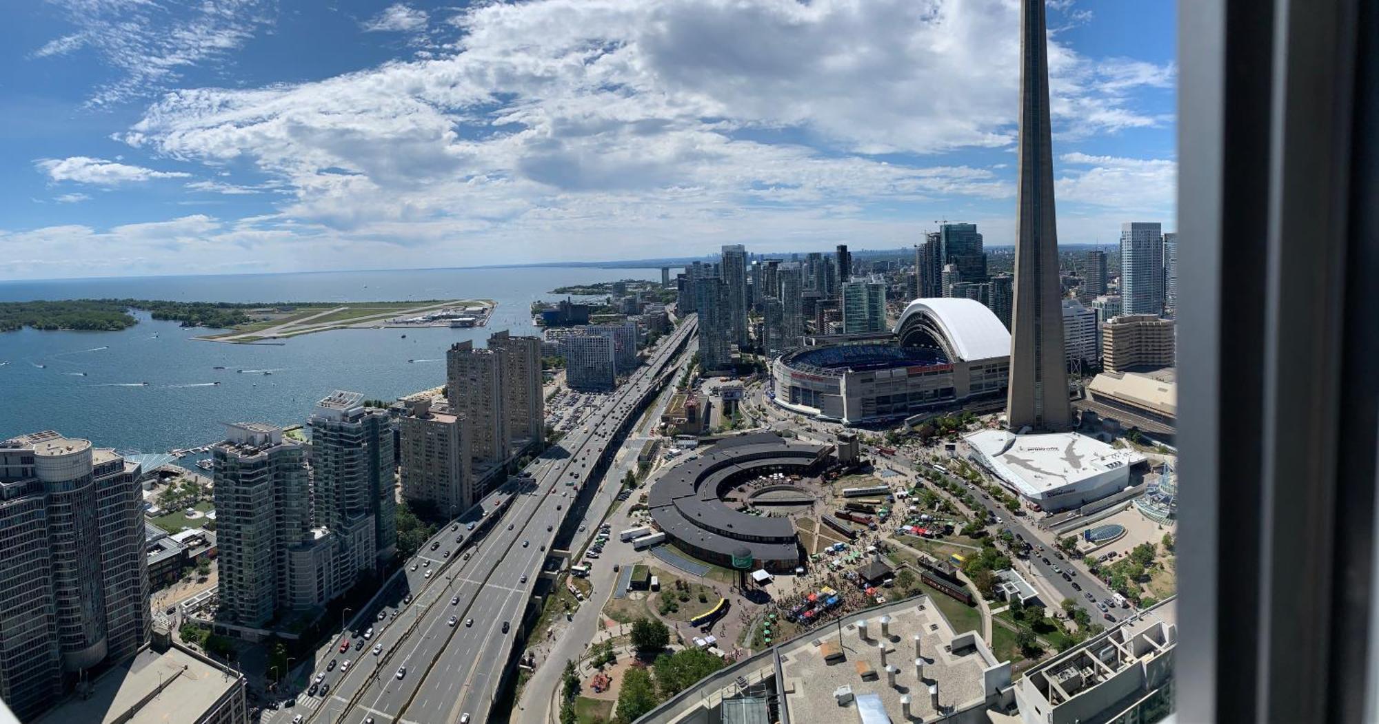 Ferienwohnung Magnificient View Next Cn Tower/Rogers/Union/Mtcc Toronto Exterior foto