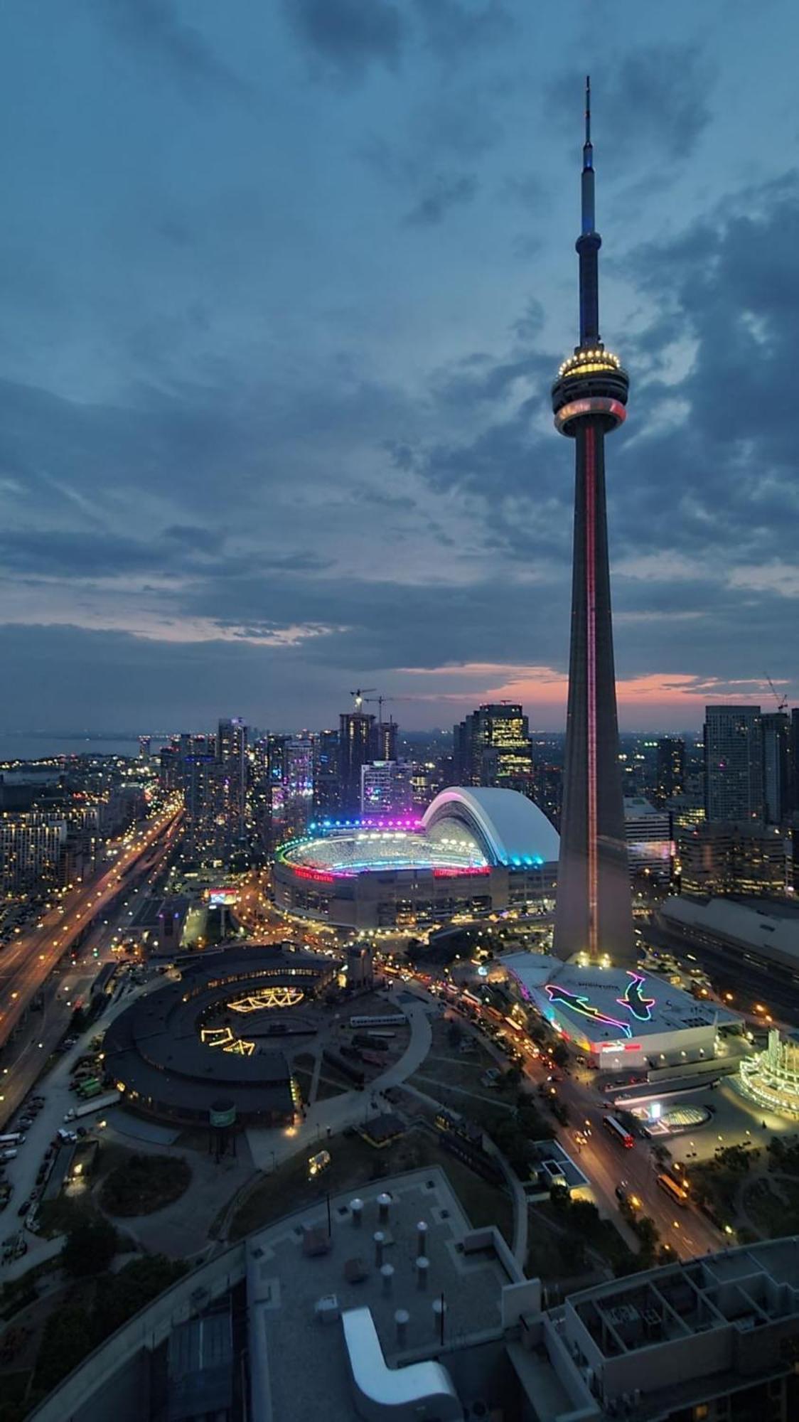 Ferienwohnung Magnificient View Next Cn Tower/Rogers/Union/Mtcc Toronto Exterior foto
